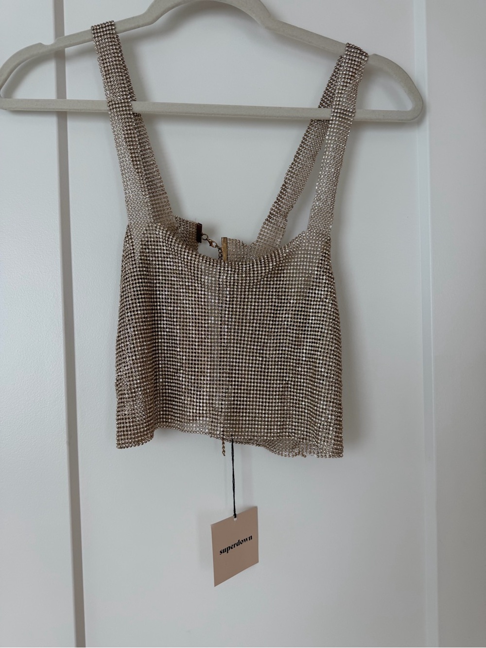 Super down Rhinestone Top - Picture 3 of 3